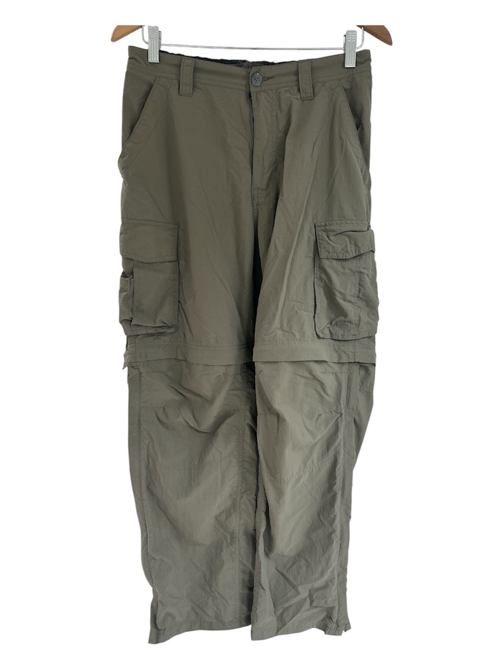 REI Convertible Hiking Pants Zip Off Army Green Olive M 29x29